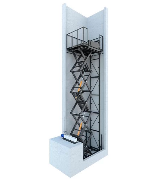 Стационарный ножничный подъемник 2000 кг, 6 м Фото в Красноярске