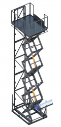 Ножничный строительный подъемник 2000 кг, 9 м Фото в Красноярске