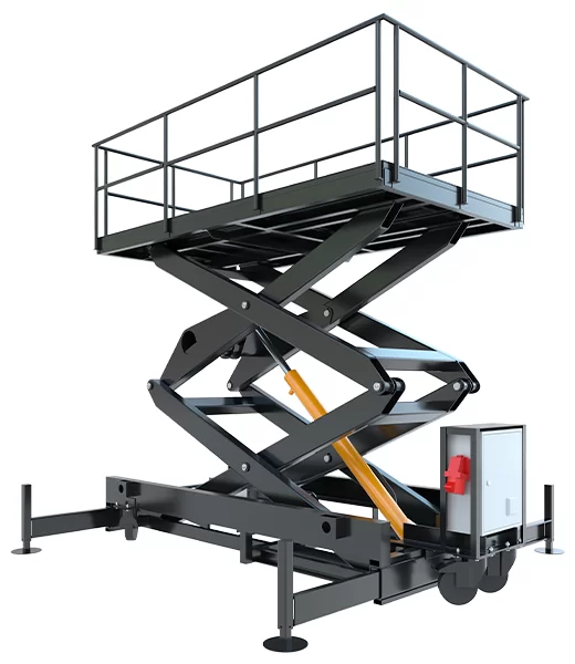 Мобильный ножничный подъемник 15000 кг, 7 м Фото в Красноярске