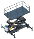 Ножничный передвижной подъемник 1000 кг, 12 м Фото в Красноярске